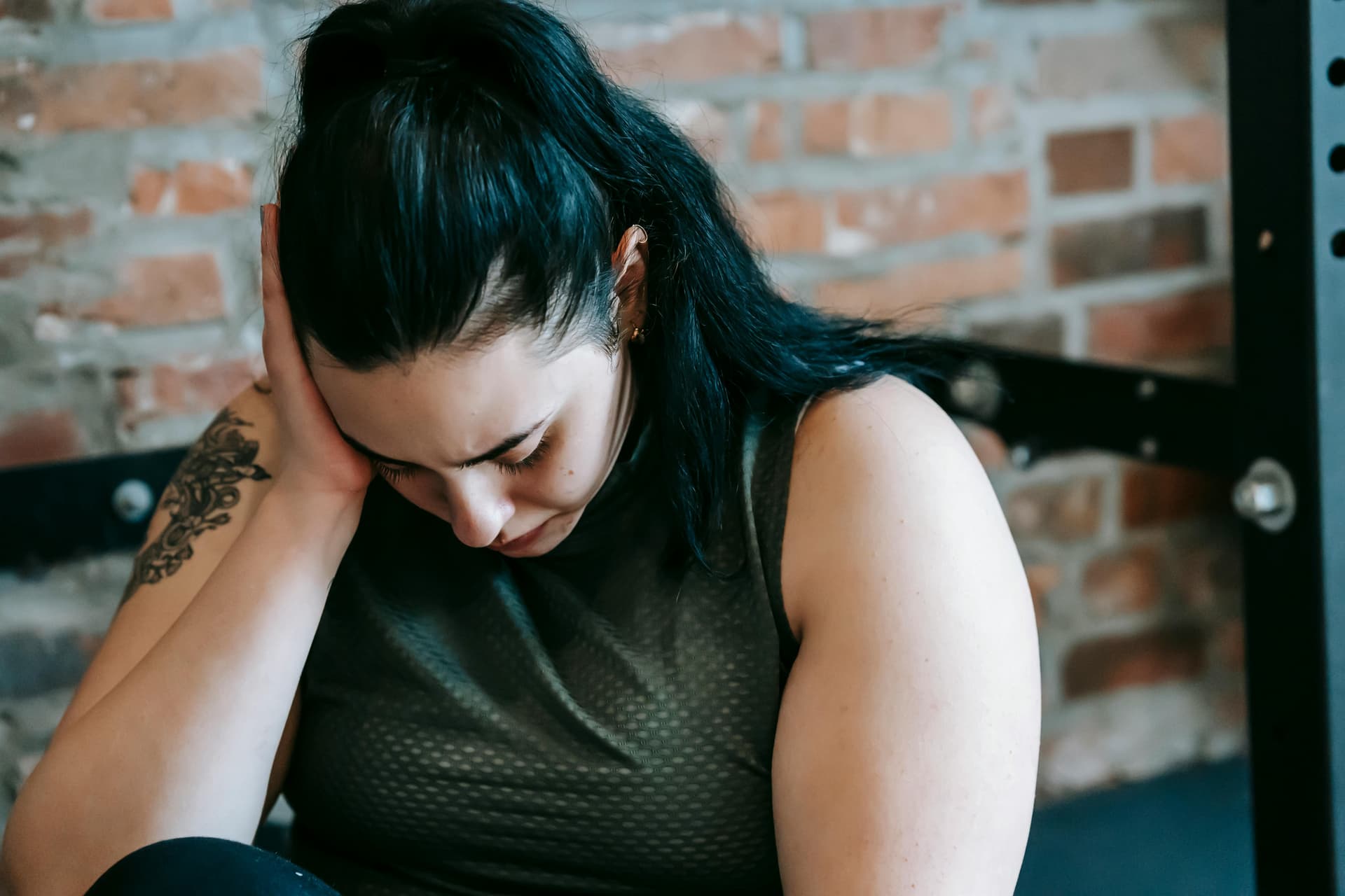 Woman measuring progress and results after following menopause diet plan
